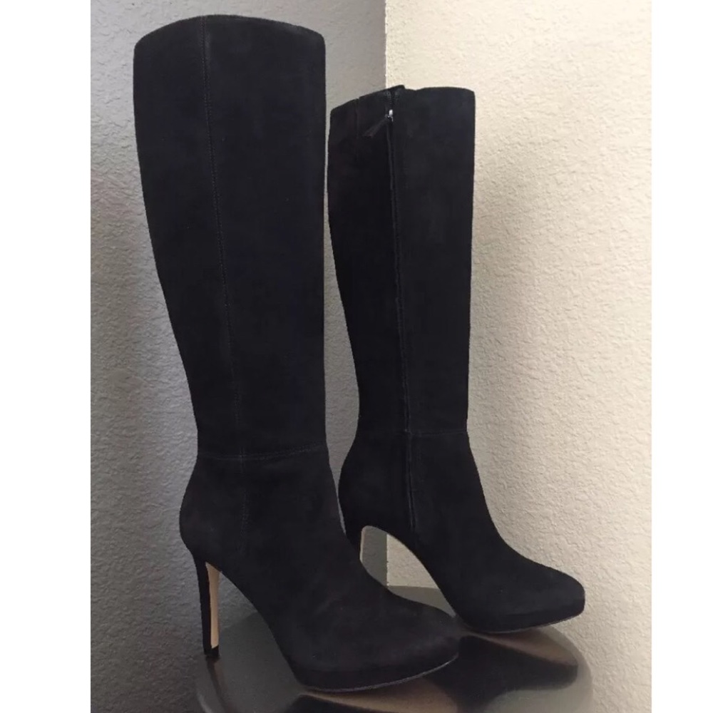 Nine West Okena Suede Knee High Boots 5.5 New